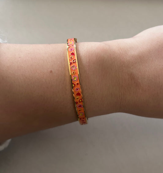 Orange bracelet