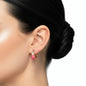Aurelia Drop Earrings - Pink