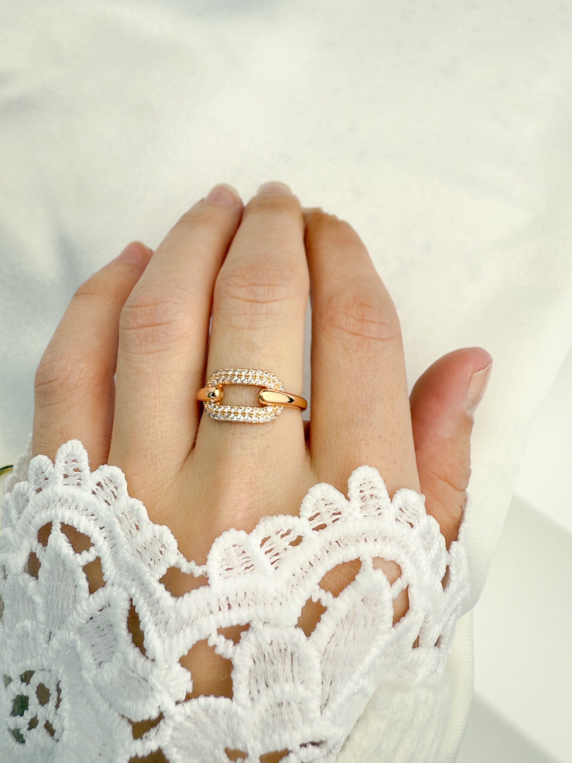 Eloise Spark Ring – gouden ring van DiSora