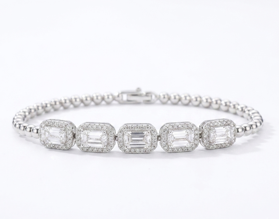 Five Sparkle Crystal Armband