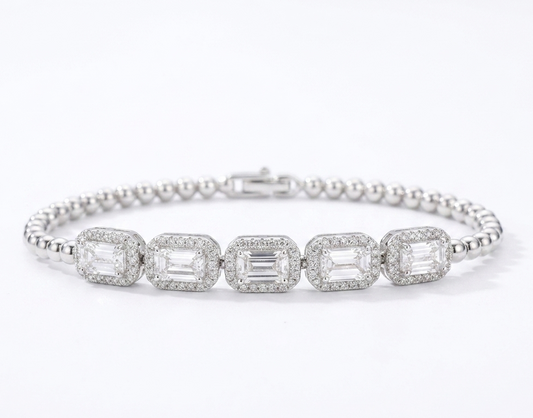 Five Sparkle Crystal Armband