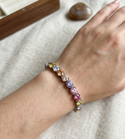 Rainbow luxe armband