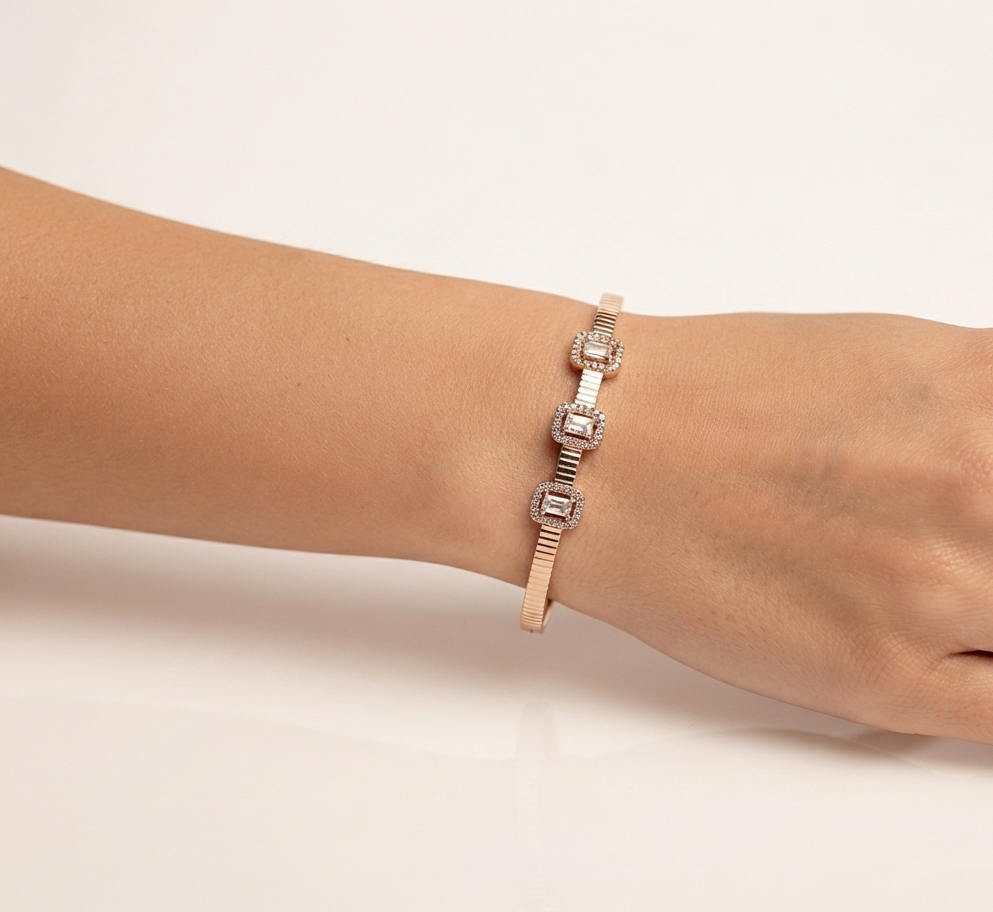 Rosé Eleganza Armband