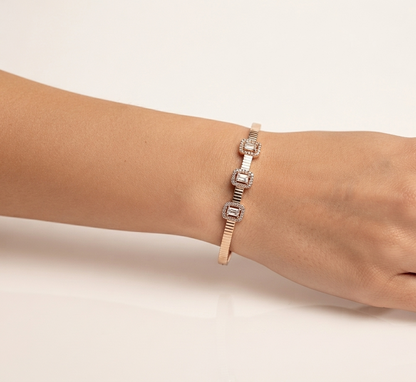 Rosé Eleganza Armband